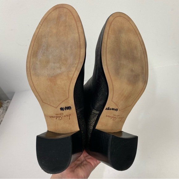 Sam Edelman metallic closed toe ankle boots gothic goth grunge feminine - Picture 5 of 6